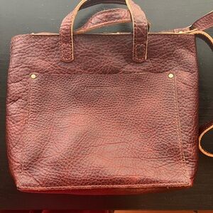 Portland Leather CINNAMON BEAR Mini Crossbody